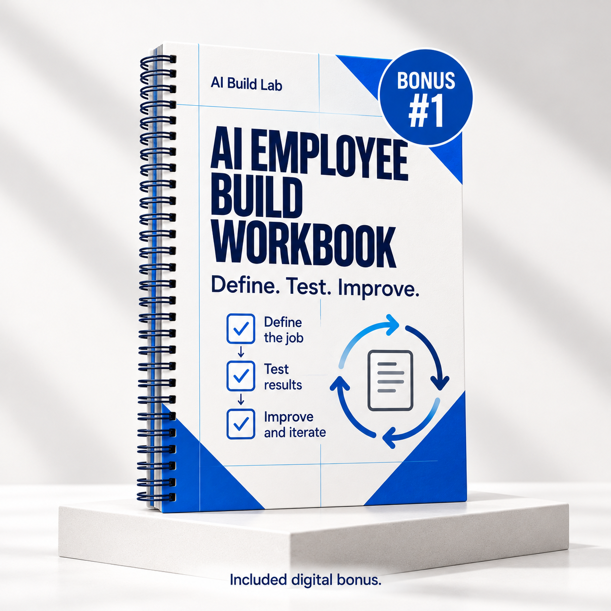 Bonus #1: AI Employee Build Workbook promotional mockup