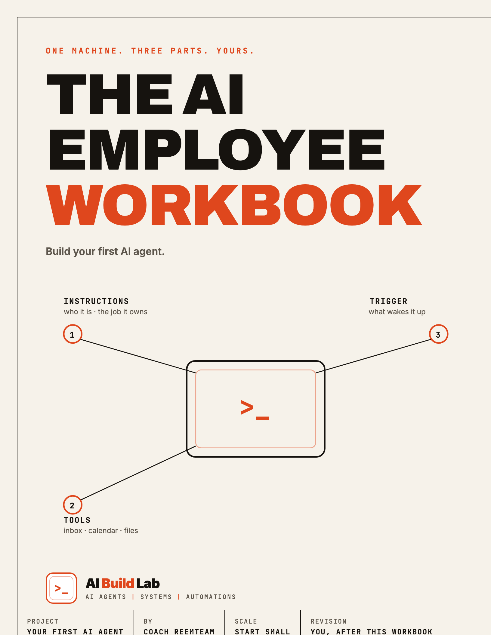 The AI Employee Workbook cover